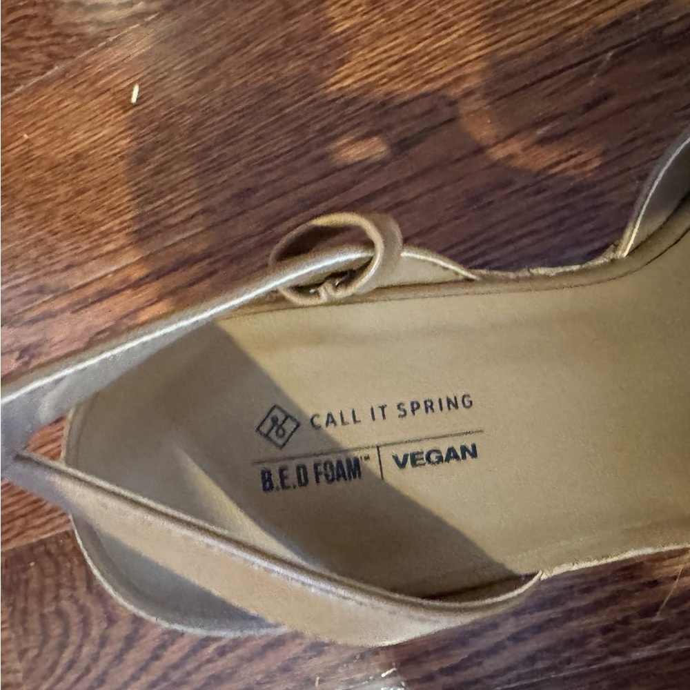 Call It Spring Tan Platform Sandals - Picture 4 of 5